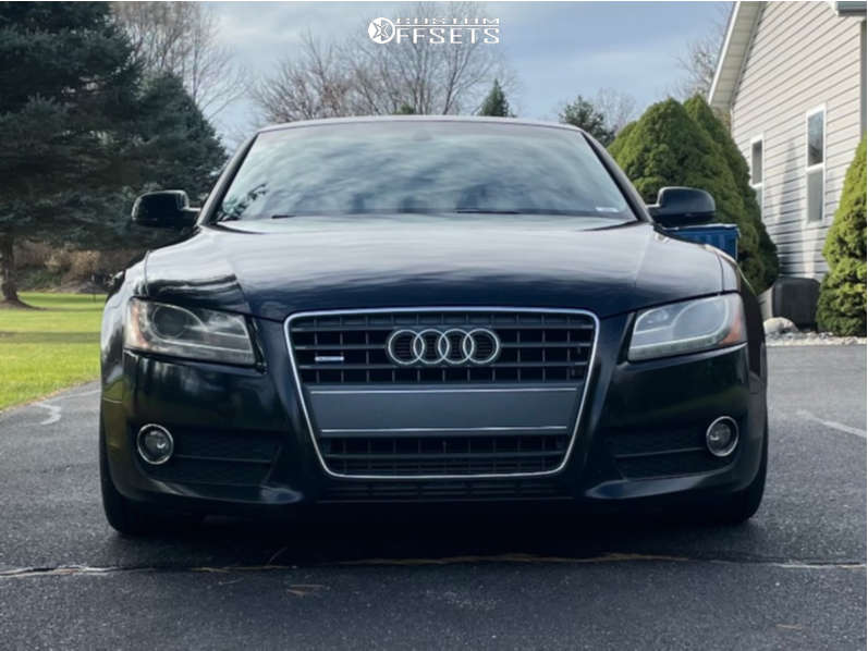2011 Audi A5 Quattro with 18x9.5 25 MRR Gt1 and 255/40R18 Continental ...