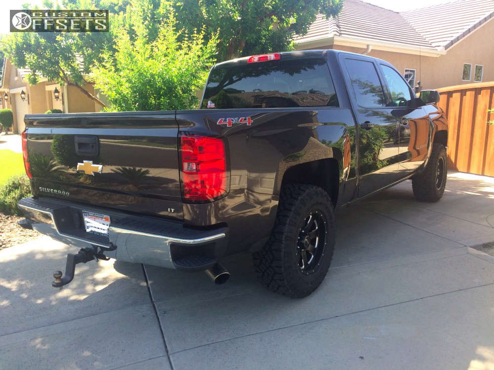 2014 Chevrolet Silverado 1500 with 17x9 -6 Pro Comp Series 83 and 285 ...