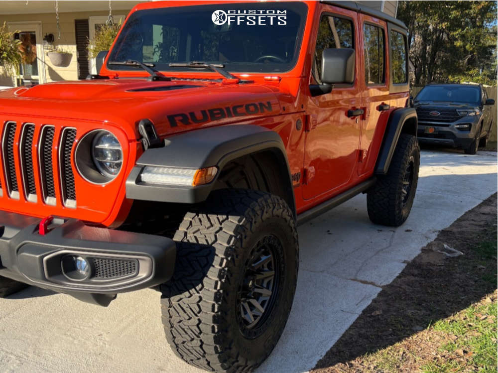 2020 Jeep Wrangler with 18x9 -12 Fuel Covert and 35/12.5R18 Nitto Recon ...