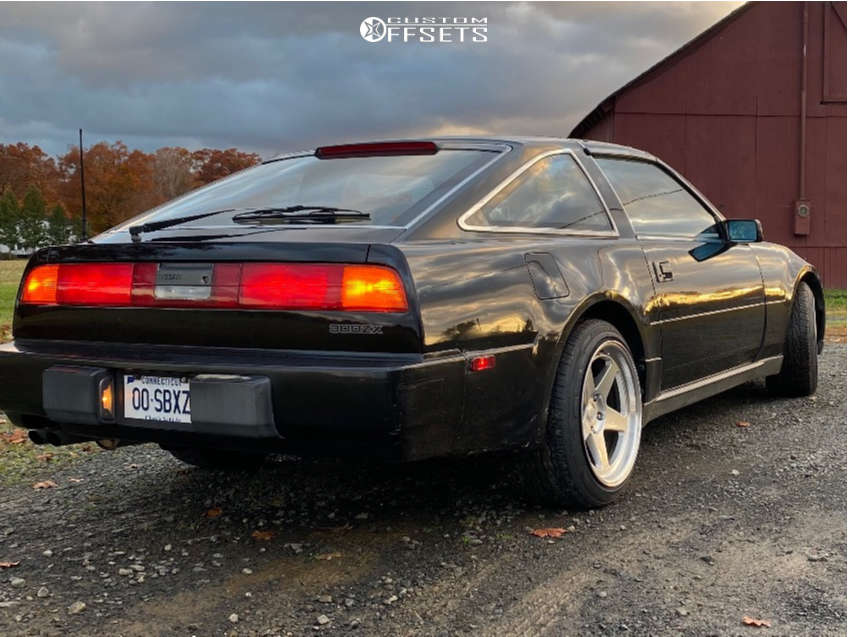 1987 Nissan 300ZX with 17x9.5 12 Kansei Knp and 215/40R17 Toyo