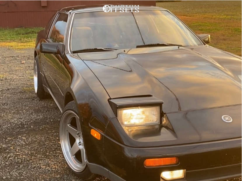 1987 Nissan 300ZX with 17x9.5 12 Kansei Knp and 215/40R17 Toyo
