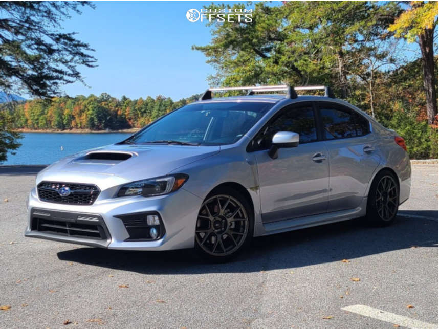 2021 Subaru WRX with 18x9.5 35 Konig Ampliform and 245/40R18