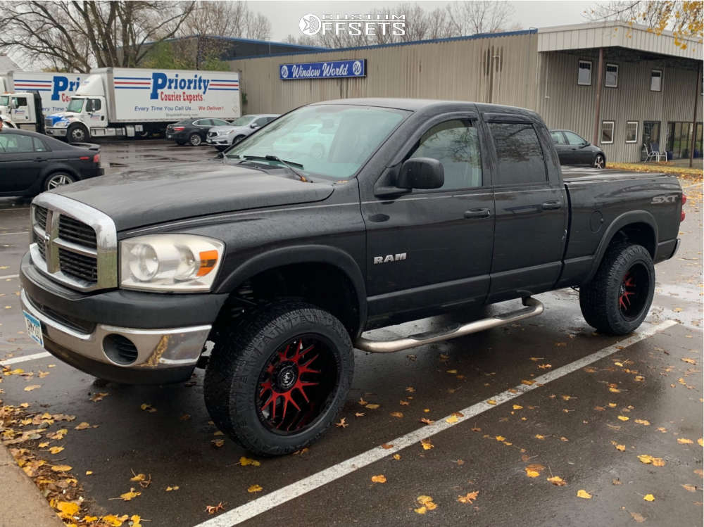 2008 Dodge Ram 1500 with 20x12 -44 Motiv Offroad Magnus and 33