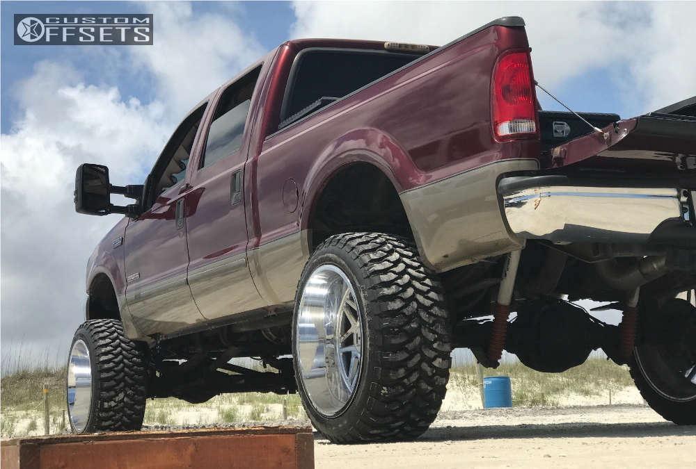 2004 Ford F250 Super Duty with 24x14 76 Hostile Sprocket and 37/13