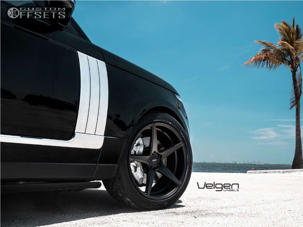 2016 Land Rover Range Rover with 22x10.5 45 Velgen Classic5 and 285 ...
