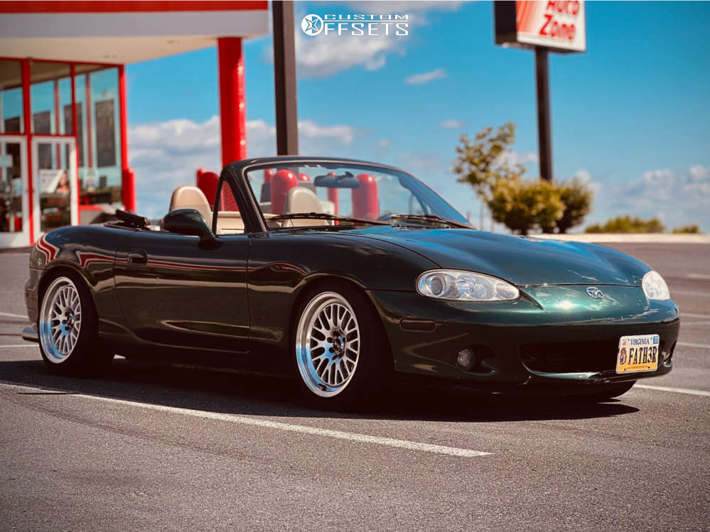 2002 Mazda Miata with 16x8 20 XXR 531 and 205/45R16 Hankook Ventus