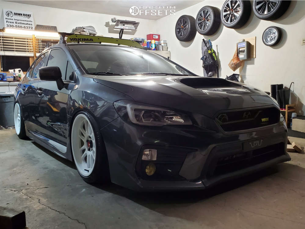 アッサム 2021 Subaru WRX with 18x9.5 30 Aodhan Ah07 and 235/40R18