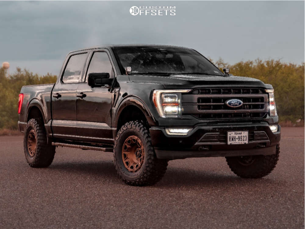 2022 Ford F150 with 17x9 12 Fuel Vengeance and 315/70R17 BFGoodrich