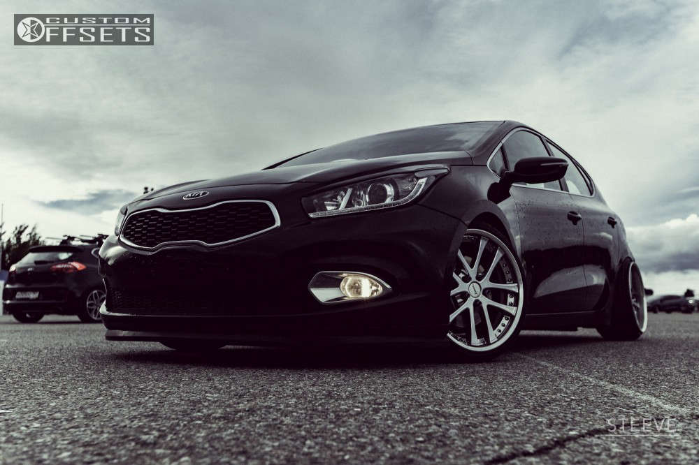 Kia Rondo Rims On Forte 2014 Kia Rondo with 18x8.5 25 Weds Vishunu and 215/35R18 Sailun ...