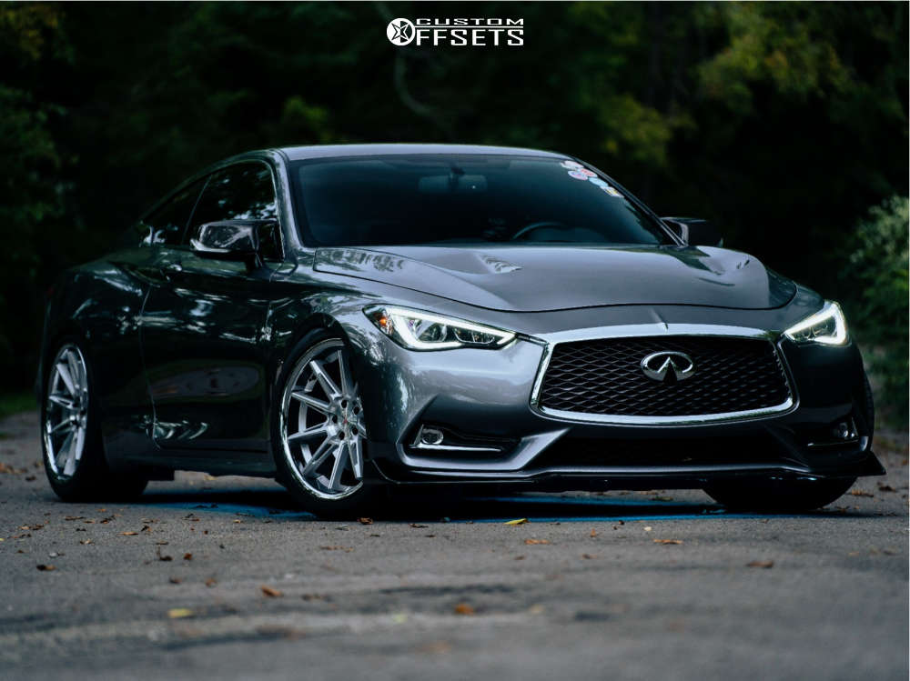 2018 INFINITI Q60 with 20x10 28 Ferrada Cm2 and 275/35R20