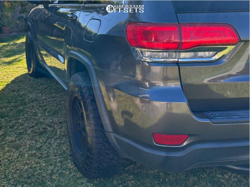 2014 Jeep Grand Cherokee with 17x9 20 Vision Manx 2 Overland and 255/70R17 Falken Wildpeak At3w