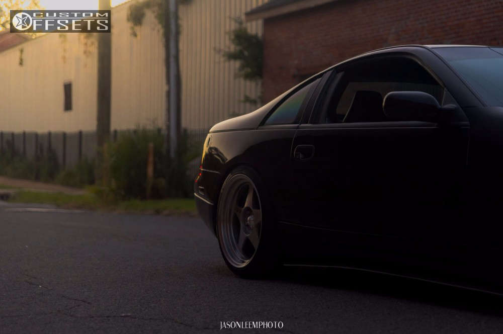 1996 Nissan 300ZX with 18x9.5 45 Desmond Regamaster Evo and 265