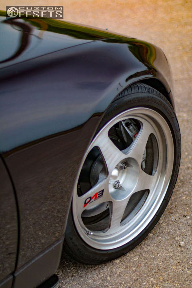 1996 Nissan 300ZX with 18x9.5 45 Desmond Regamaster Evo and 265
