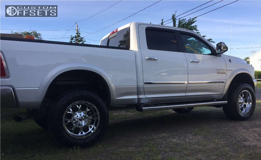 2015 Ram 3500 with 20x10 12 Fuel Krank and 35/12.5R20 Toyo Tires Open