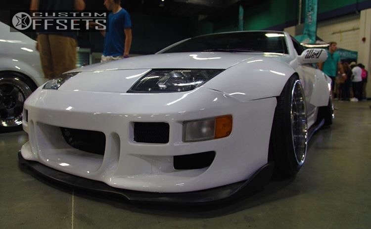 1994 Nissan 300ZX with 18x12 -13 Work Rezax and 275/35R18 Toyo