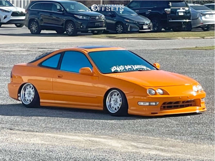 1998 Acura Integra with 15x8 32 Work Emotion Rs11 and 165/50R15 ...