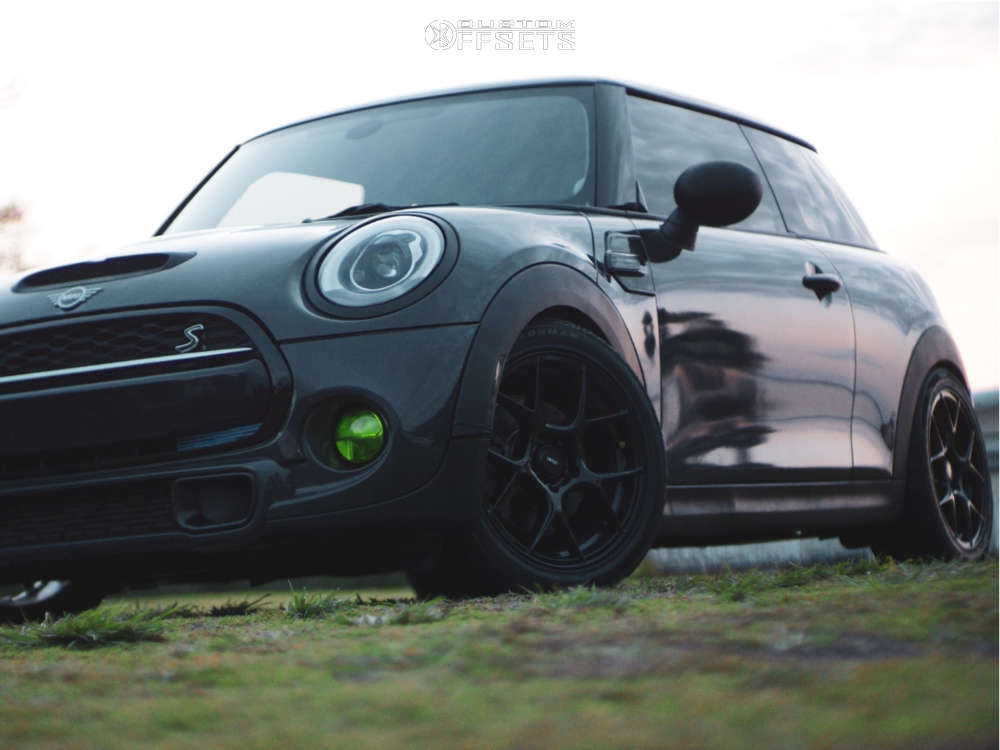 2015 Mini Cooper with 17x8 42 Konig Diverge and 245/45R17 Ironman Imove ...