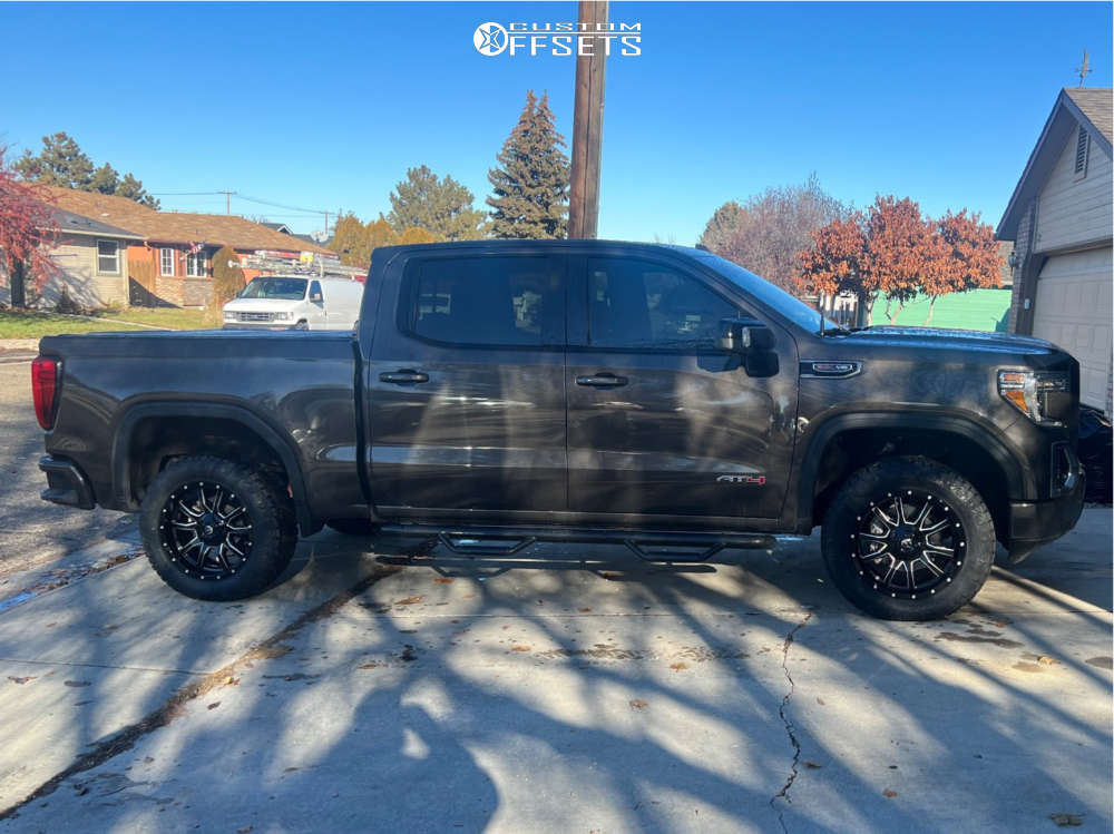 2019 GMC Sierra 1500 with 20x9 1 Fuel Vandal and 275/60R20
