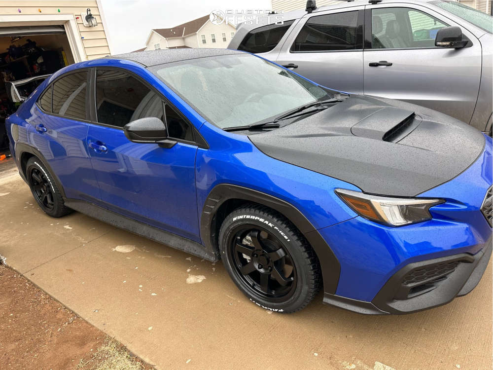 2022 Subaru WRX with 17x8 35 AVID1 Av6 and 225/50R17 Falken