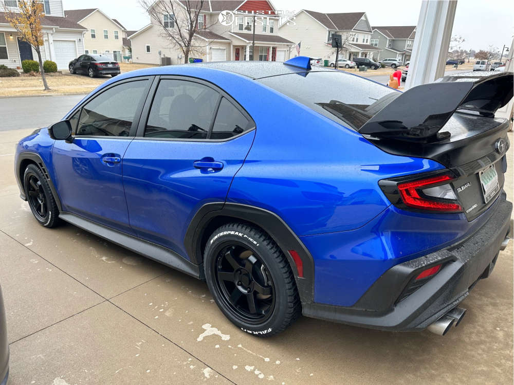 2022 Subaru WRX with 17x8 35 AVID1 Av6 and 225/50R17 Falken