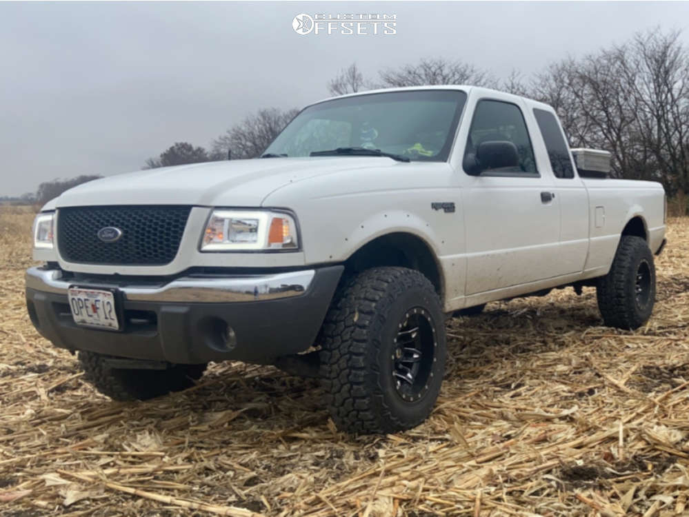 2002 Ford Ranger with 15x10 -43 Fuel Lethal and 31/10.5R15 Americus ...