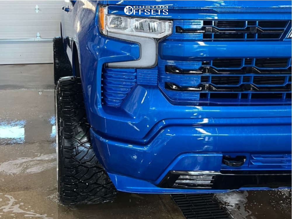 2022 Chevrolet Silverado 1500 with 24x14 73 American Force Aka Ss and