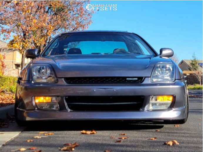 1998 Honda Prelude with 17x9 16 Work VS XX and 205/40R17 Toyo