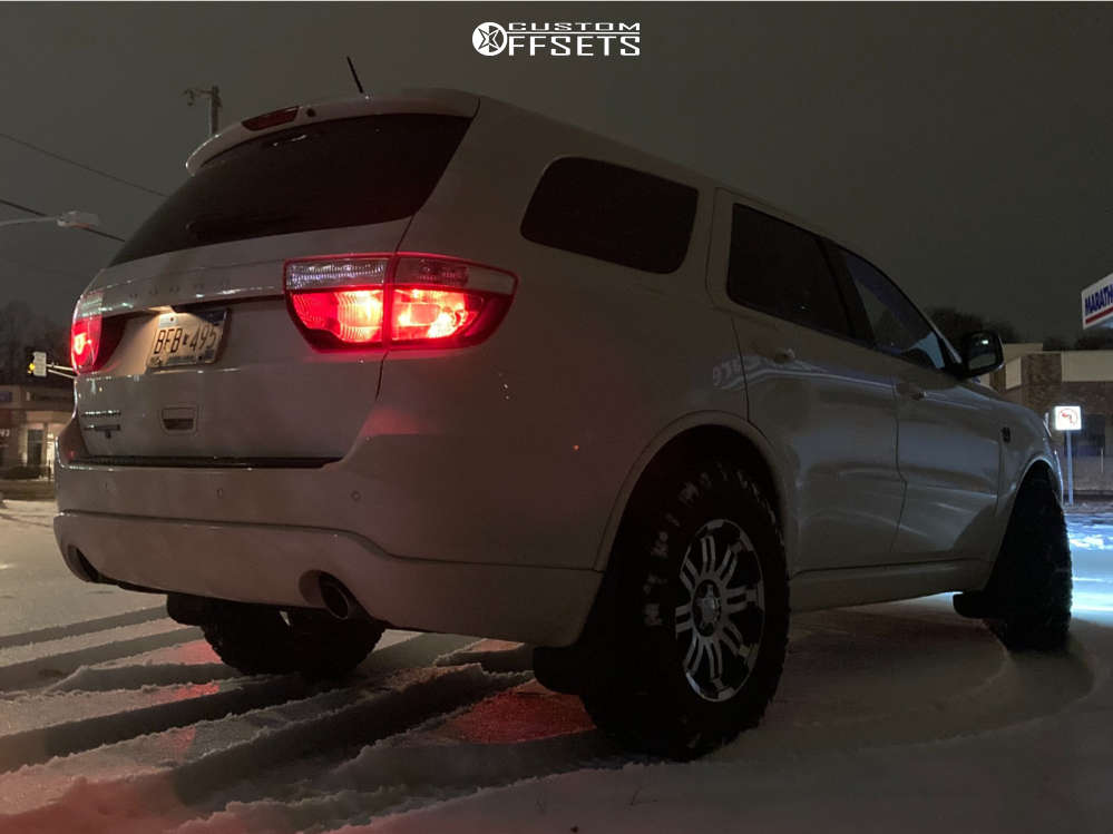 2011 Dodge Durango with 18x8.5 25 Vision Warrior and 275/70R18 Goodyear