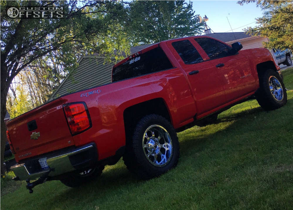 2014 Chevrolet Silverado 1500 with 20x10 12 Fuel Krank and 33/12.5R20