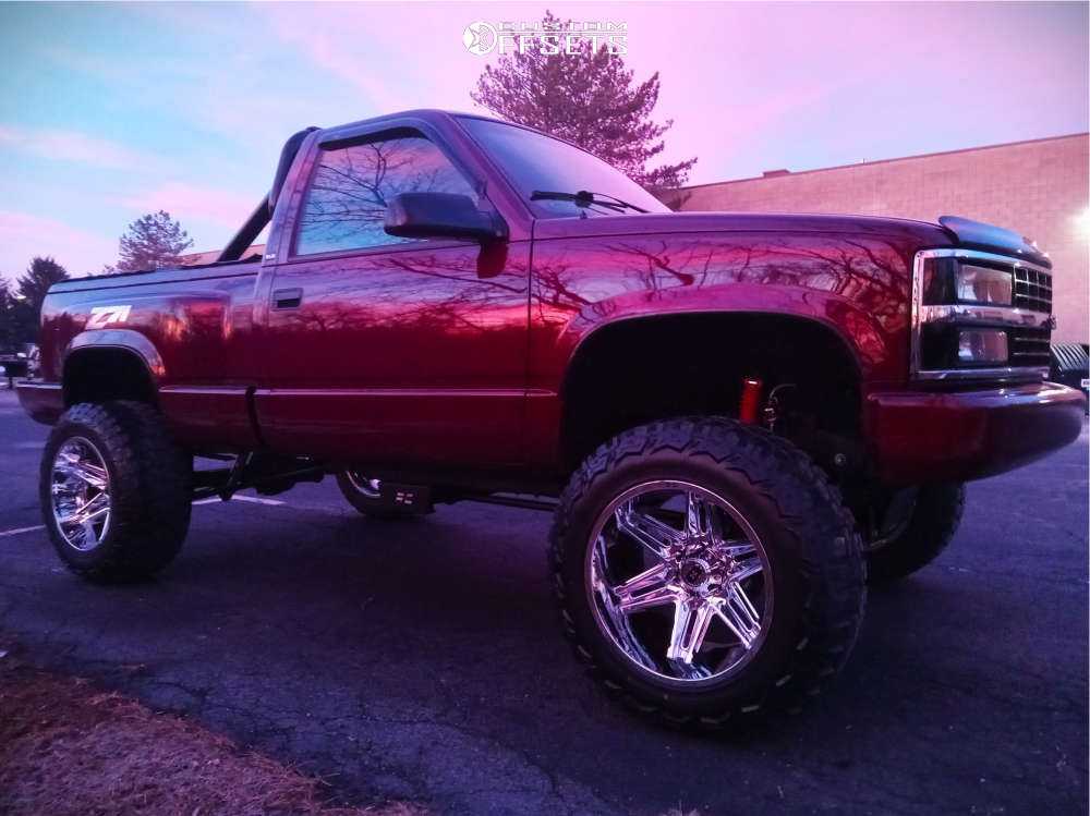 1994 GMC K1500 with 20x12 -51 Vision Razor and 35/12.5R20 Americus ...