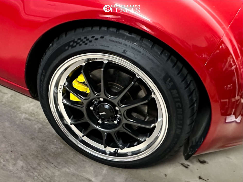 2006 Mazda MX-5 Miata with 17x8 45 Konig Hypergram and 215/45R17