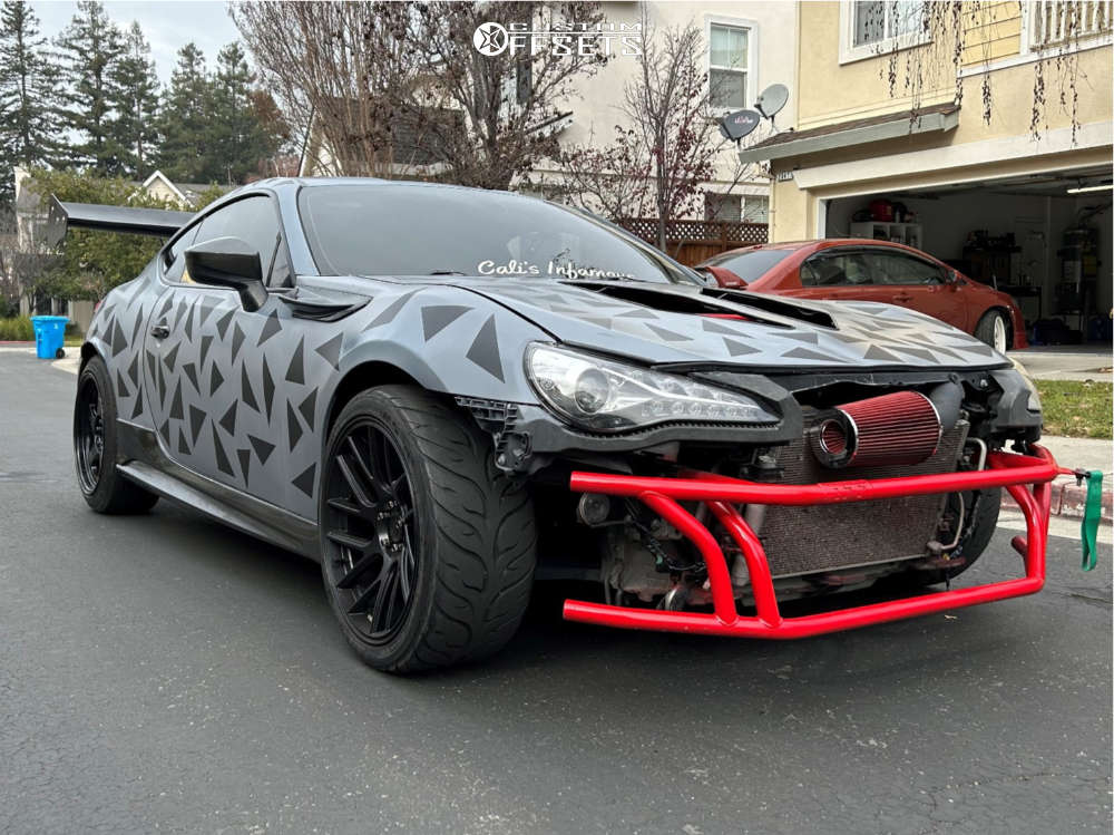 2019 Toyota 86 with 18x9.5 22 Anovia Elder and 255/35R18 Federal