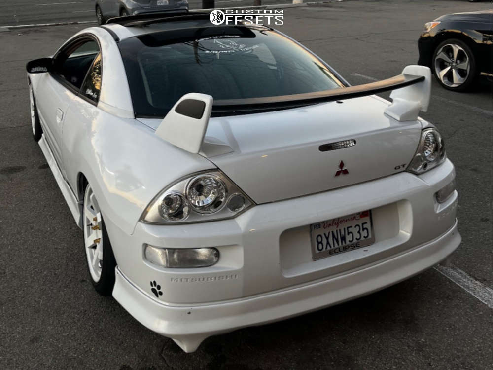 2000 Mitsubishi Eclipse with 17x8 35 AVID1 Av6 and 215/45R17 Land