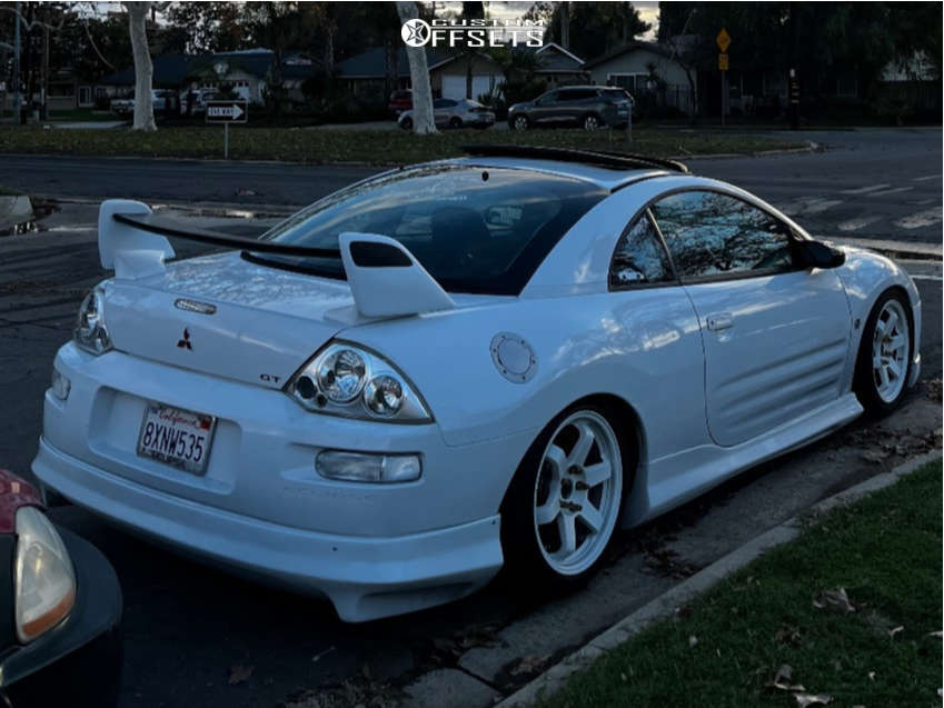 2000 Mitsubishi Eclipse with 17x8 35 AVID1 Av6 and 215/45R17 Land