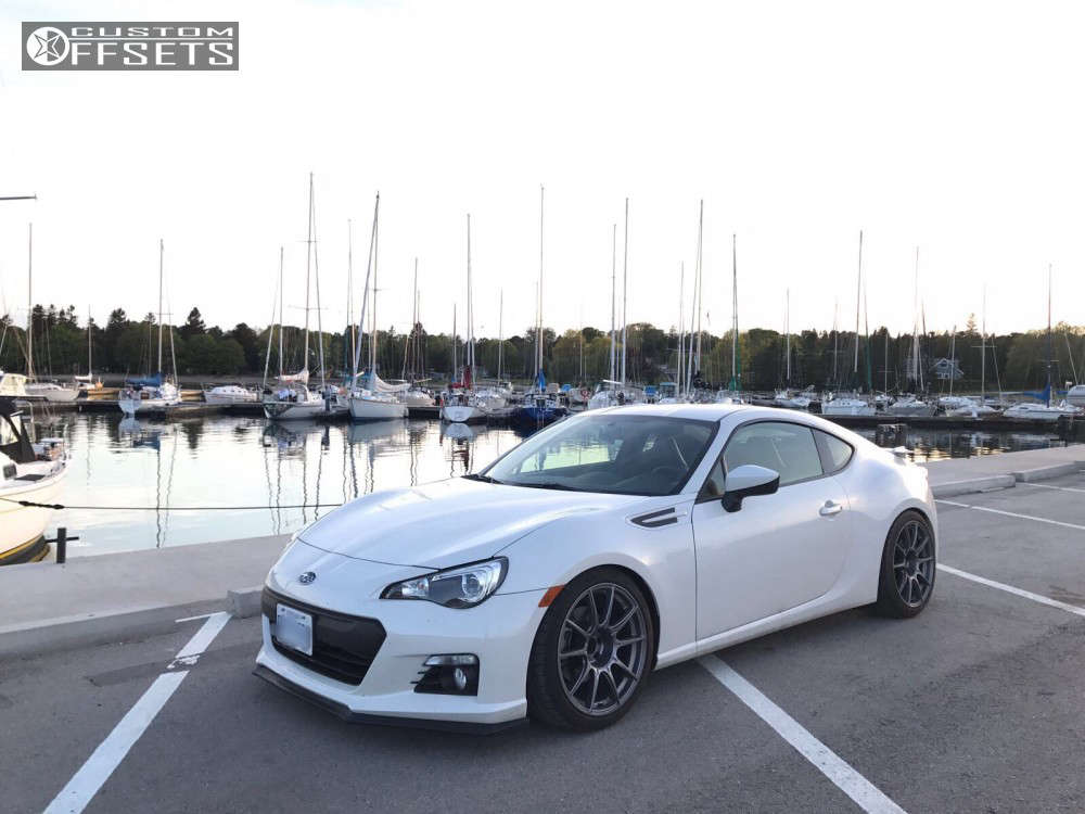 2016 Subaru BRZ with 18x9.5 44 SSR GTX01 and 255/35R18 Michelin