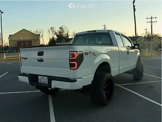 2013 Ford F-150 with 22x12 -51 Vision Razor and 33/12.5R22 Kenda Klever ...