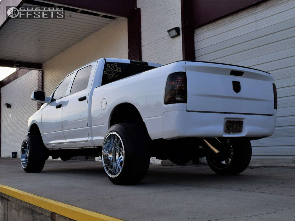 2012 Ram 2500 with 22x14 76 Fuel Hostage and 305/45R22 Nitto NT420V