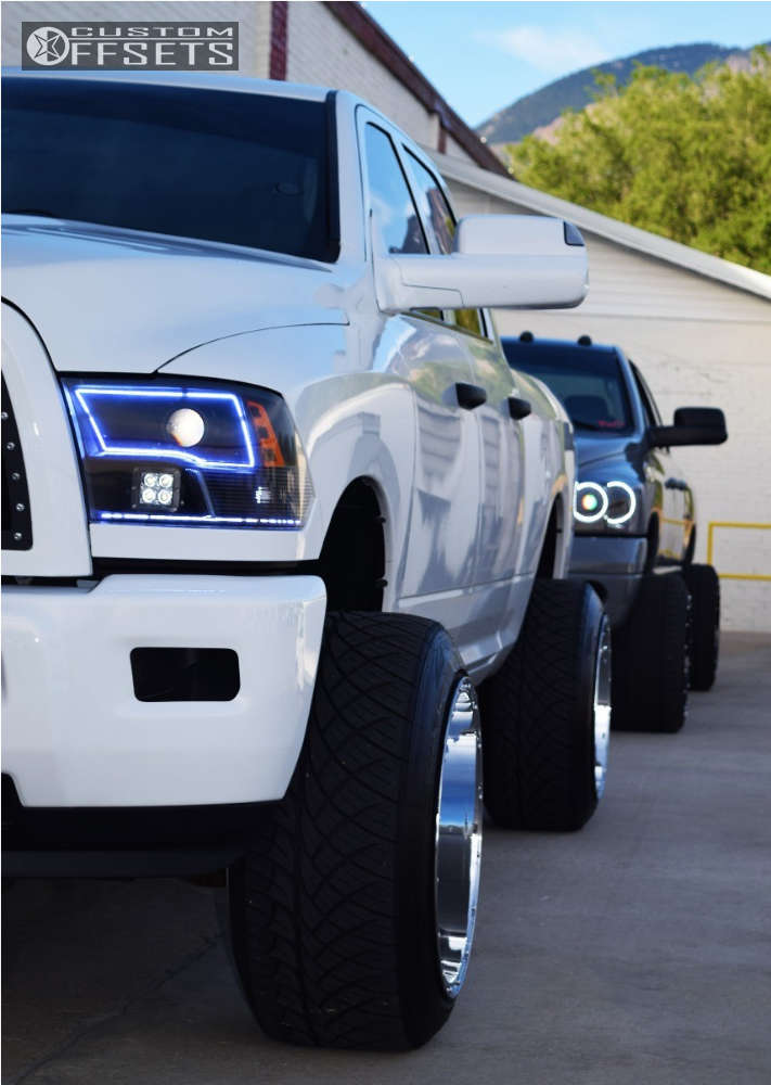 2012 Ram 2500 with 22x14 76 Fuel Hostage and 305/45R22 Nitto NT420V