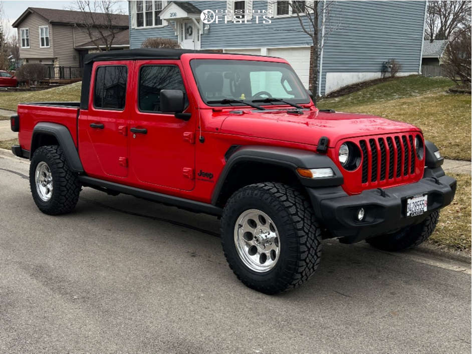 2020 Jeep Gladiator with 17x9 -12 Mickey Thompson Classic Iii and 285 ...