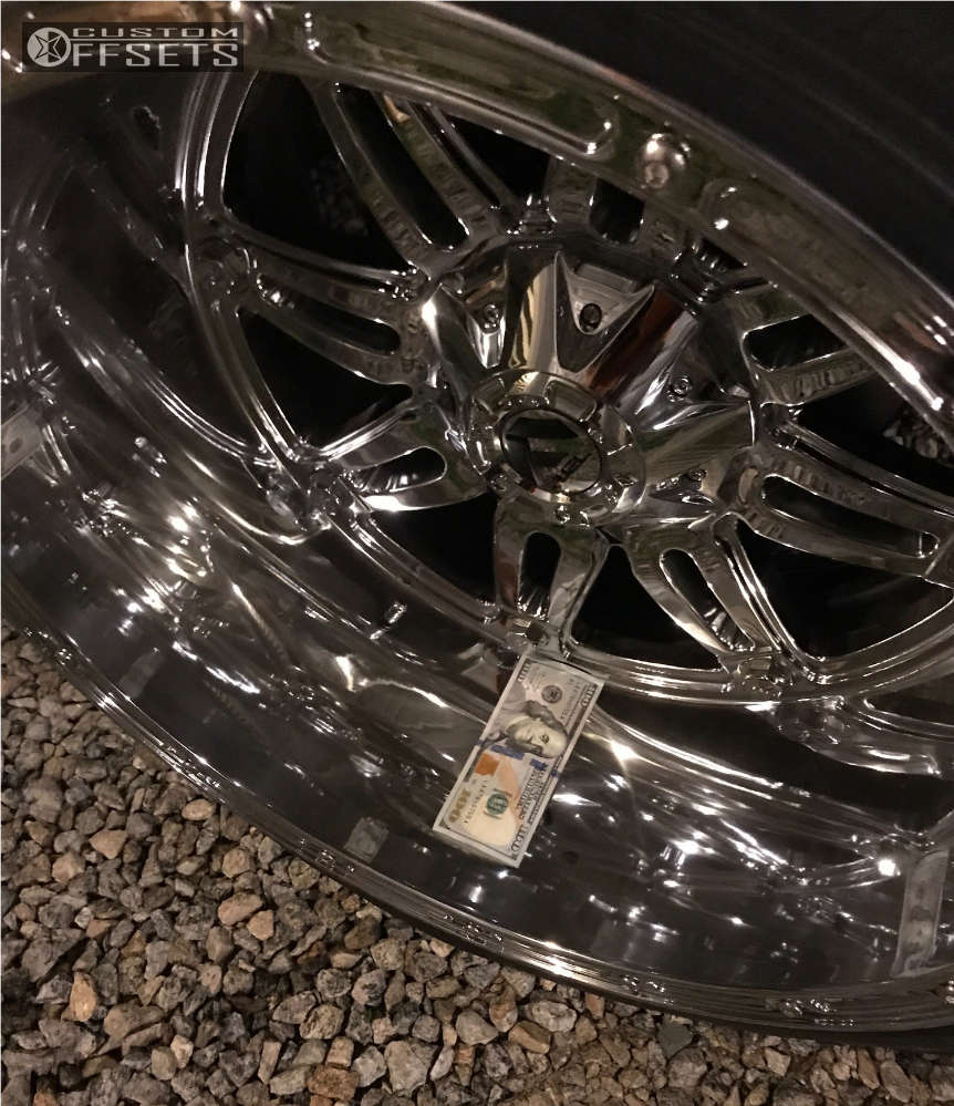 2013 Ford F350 Super Duty with 22x14 76 Fuel Hostage and 35/12.5R22