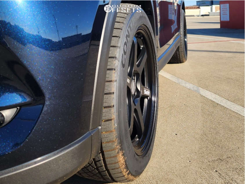 2021 Mazda CX-5 with 19x8.5 30 ESR Ap6 and 245/50R19 Continental 
