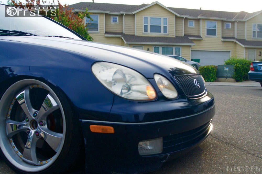 2003 Lexus GS300 with 19x9 34 Rays Engineering Arthur Exchange Lk19 and