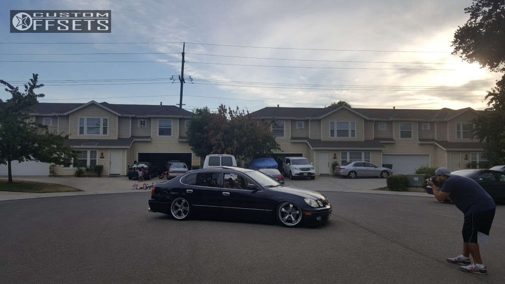 2003 Lexus GS300 with 19x9 34 Rays Engineering Arthur Exchange Lk19 and