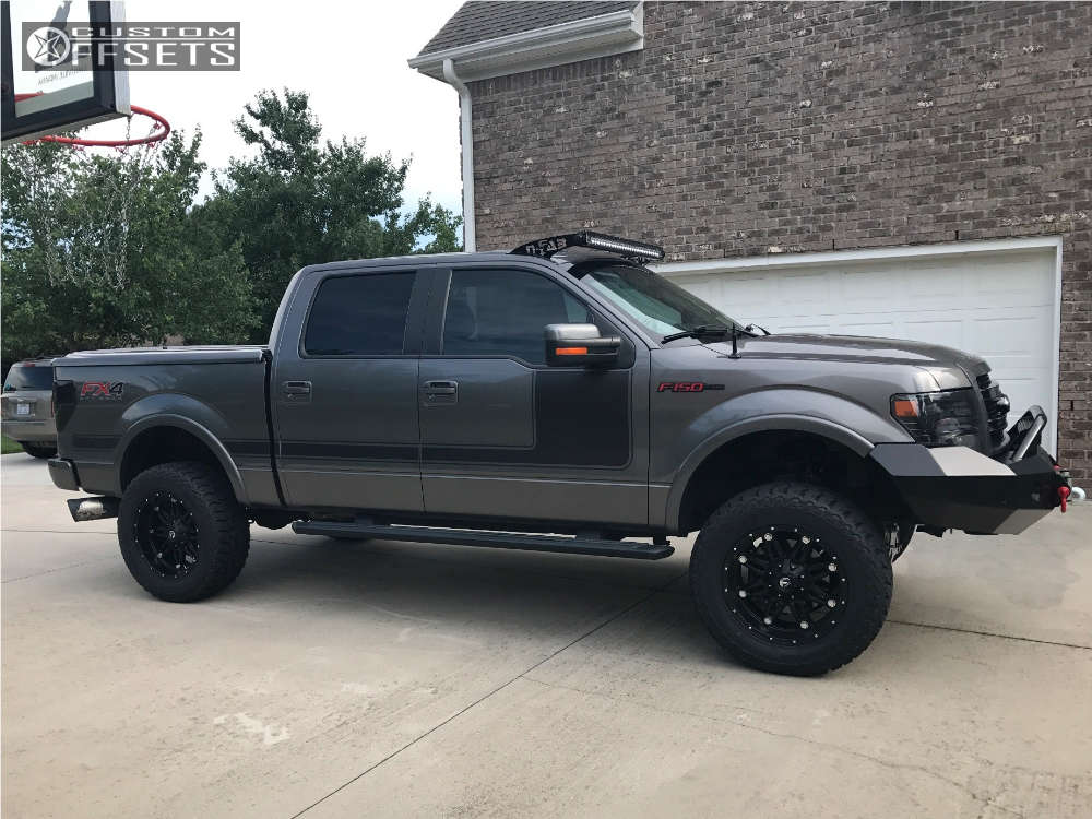 2013 Ford F150 with 20x10 12 Fuel Hostage and 35/12.5R20 Mickey