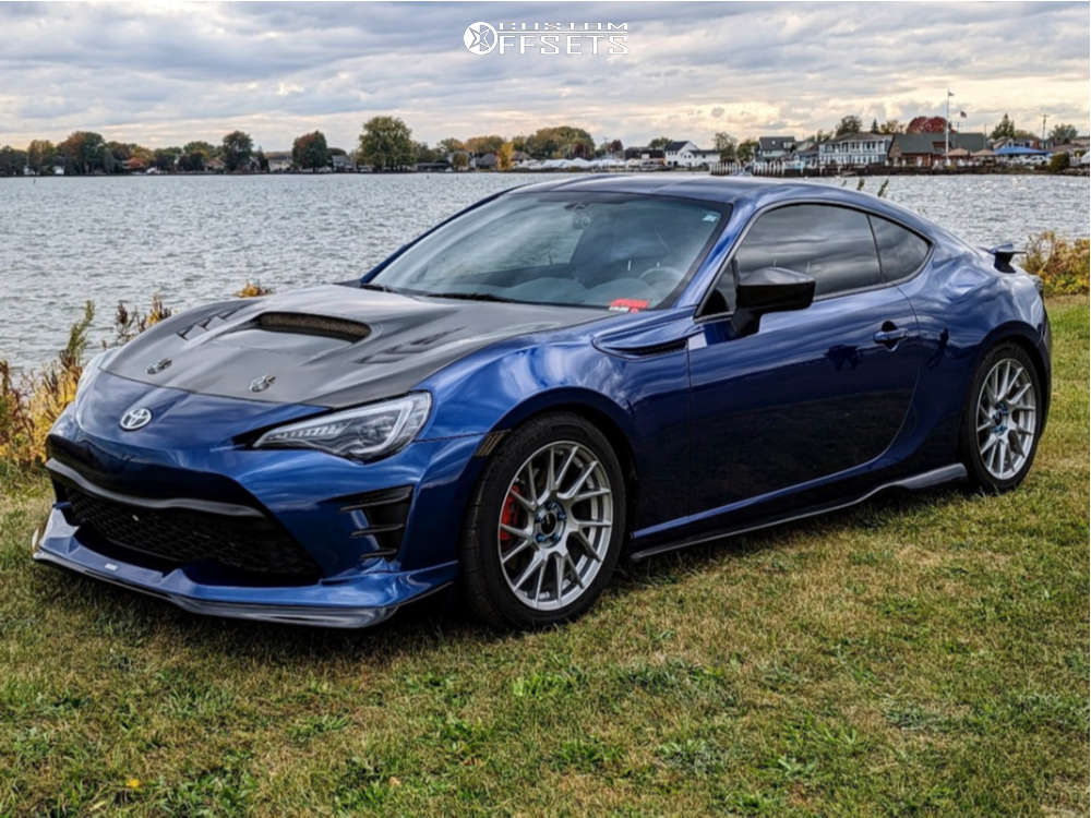 2013 Subaru BRZ with 17x8 45 Enkei Tm7 and 235/45R17 Firestone