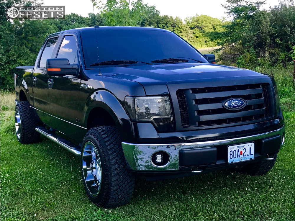 2011 Ford F150 with 20x12 44 Gear OffRoad Big Block and 285/55R20 Atturo Trail Blade XT and