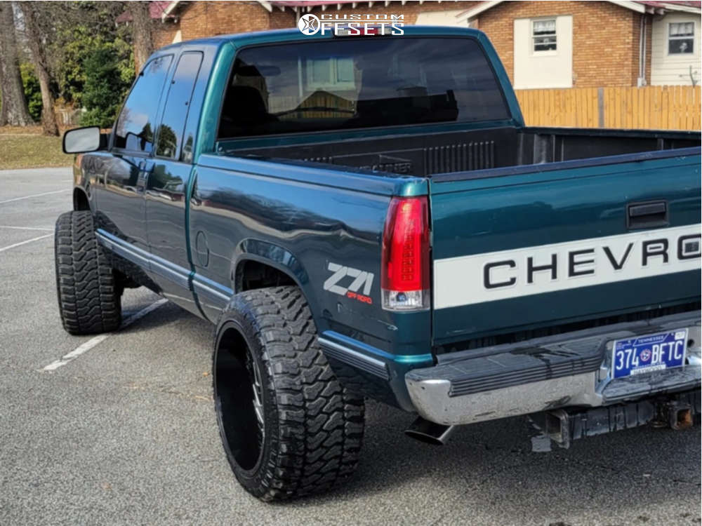 1995 Chevrolet K1500 with 22x14 -81 ARKON OFF-ROAD Alexander and 33/14 ...