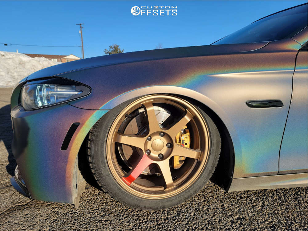 2016 BMW 535i XDrive with 19x8.5 35 9SiX9 Six-1 and 235/45R19