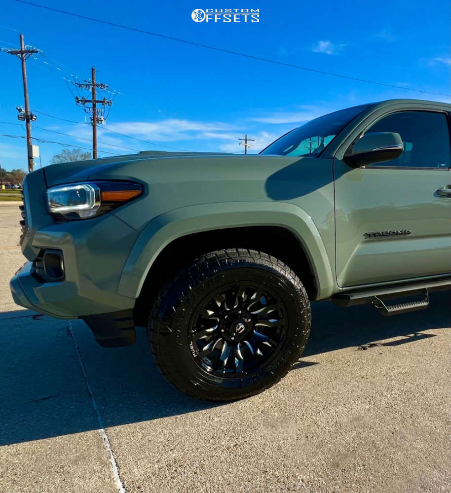 2022 Toyota Tacoma with 18x9 1 Fuel Blitz and 265/65R18 Toyo Tires Open ...