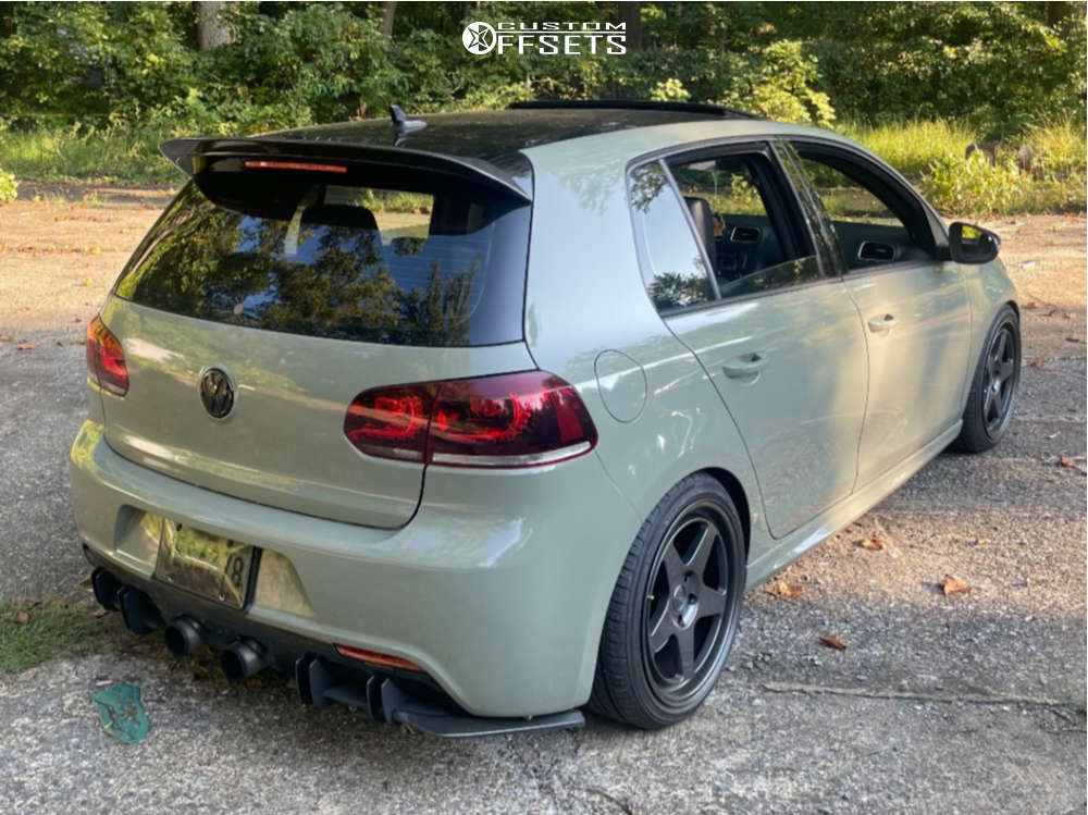 2013 Golf R Rally Sport 2013 Volkswagen Golf R with 18x9 35 Kansei Knp and 215/40R18 Delinte D7 ...